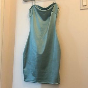 Smooth like satin mini dress